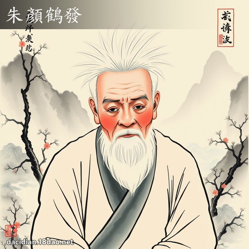 朱顏鹤发 配图