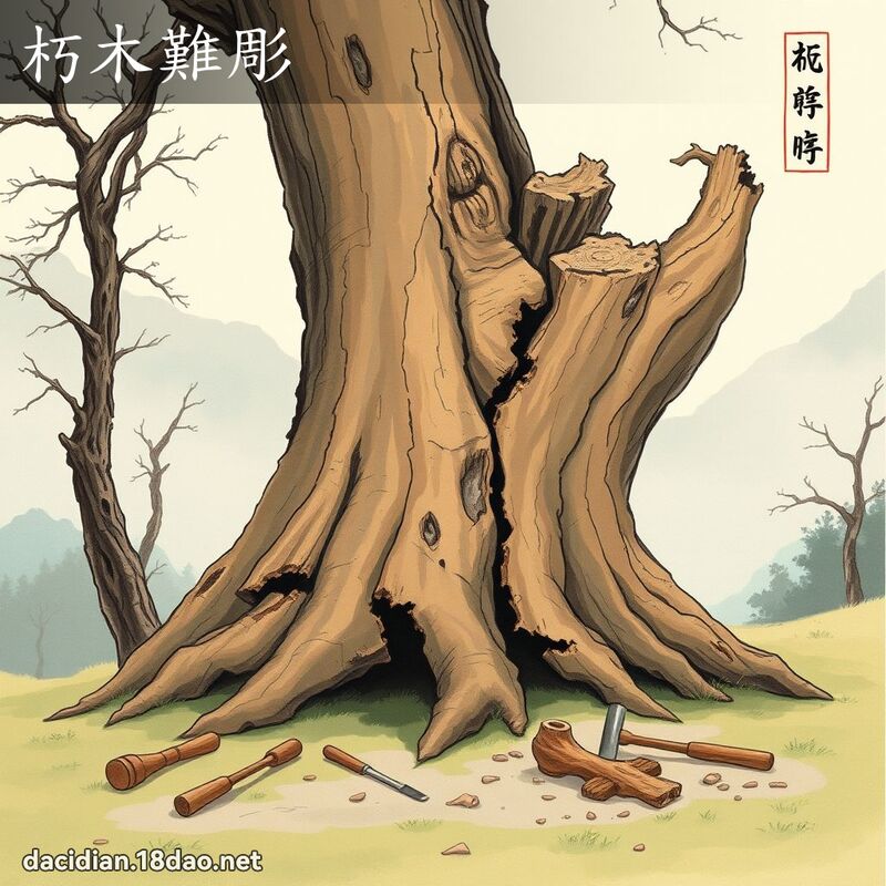 朽木难彫 配图