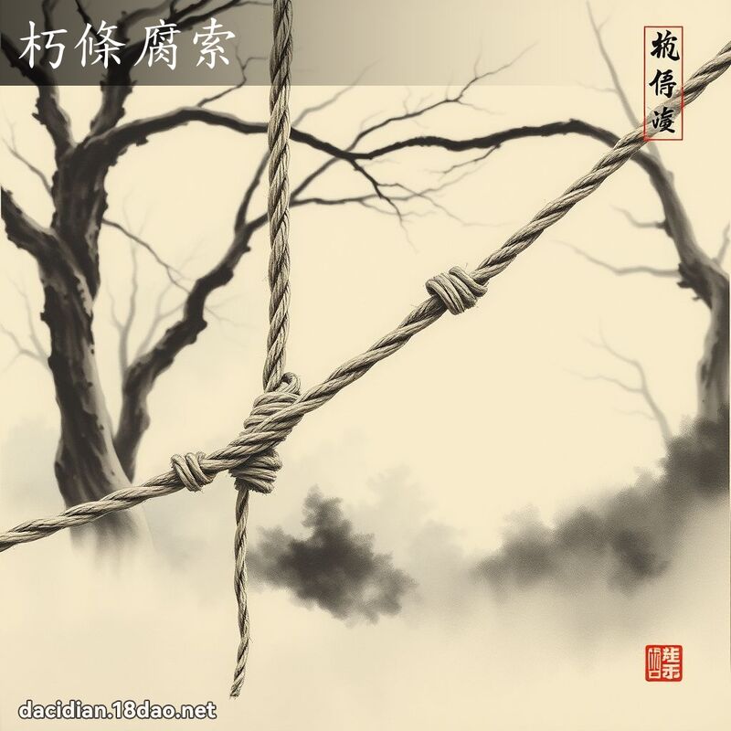 朽条腐索 配图