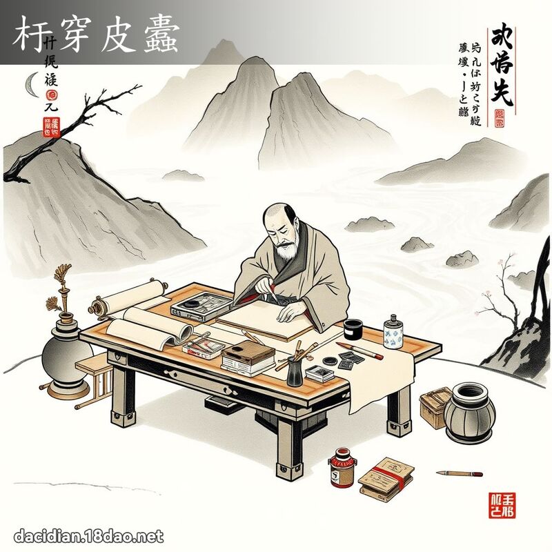 杅穿皮蠹 配图