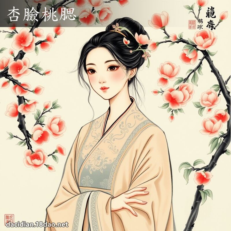 杏脸桃腮 配图