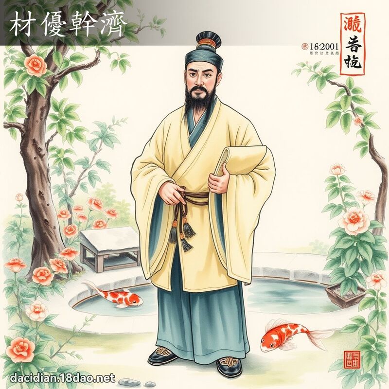 材优干济 配图