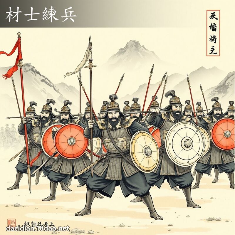 材士练兵 配图