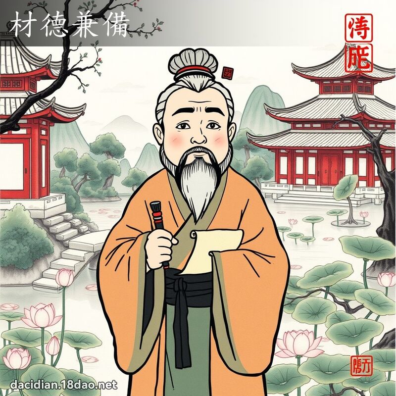 材德兼备 配图