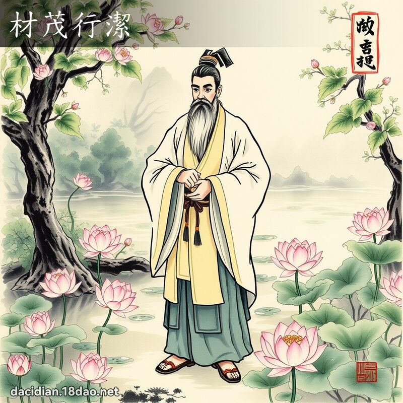 材茂行潔 配图