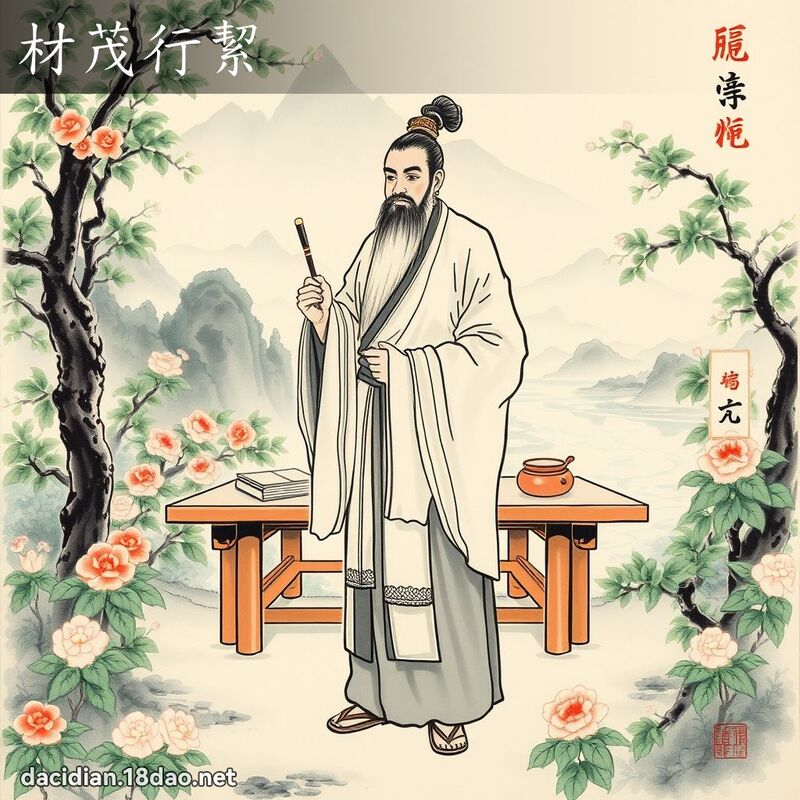 材茂行絜 配图