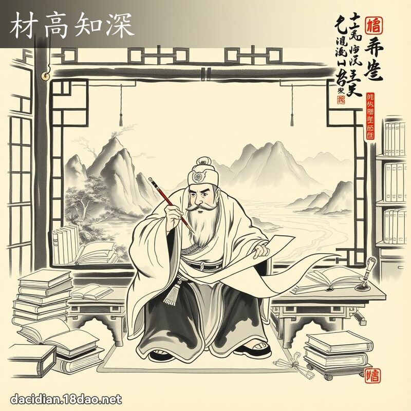 材高知深 配图