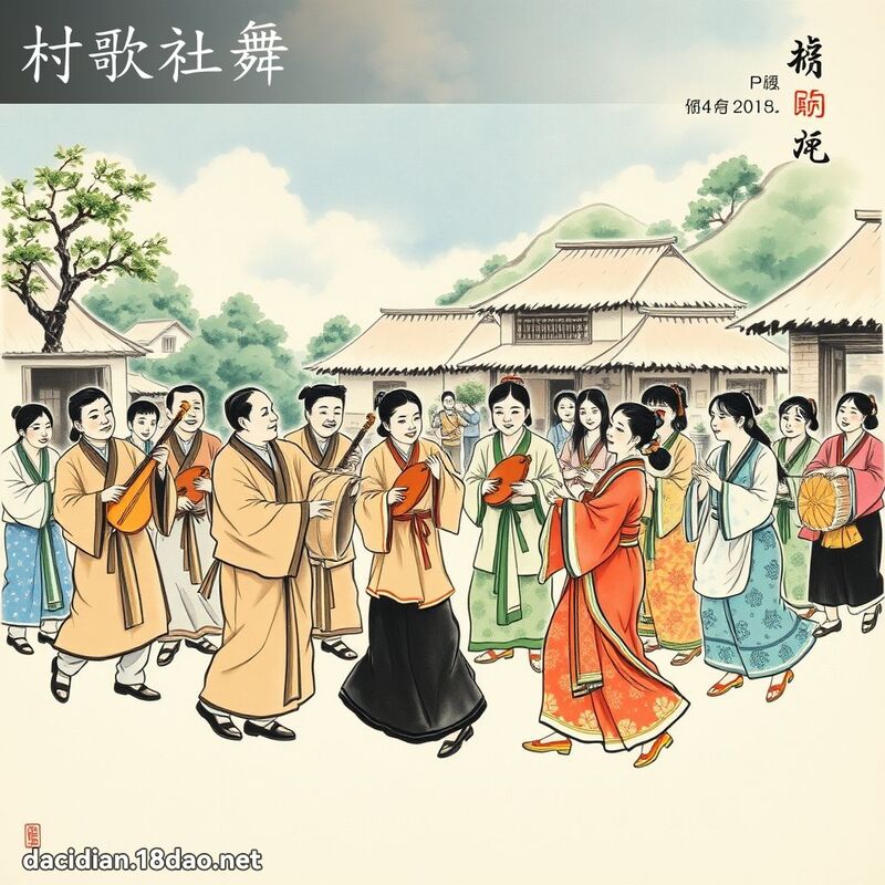 村歌社舞 配图
