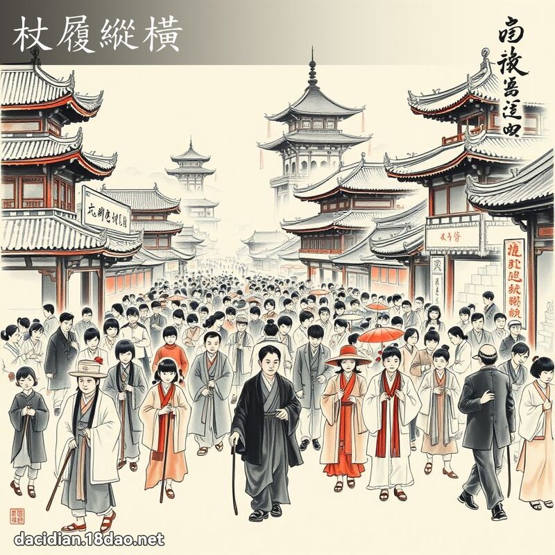 杖履縱橫 配图