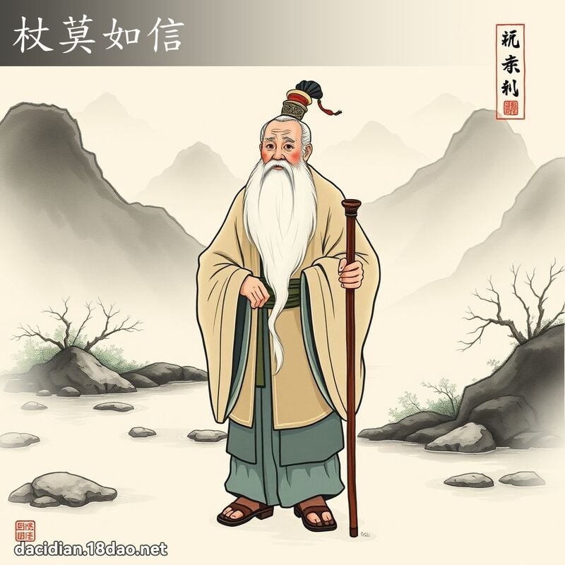 杖莫如信 配图