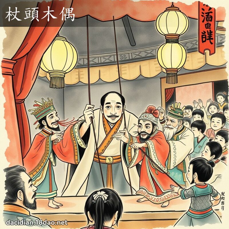 杖頭木偶 配图