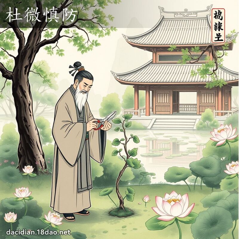 杜微慎防 配图