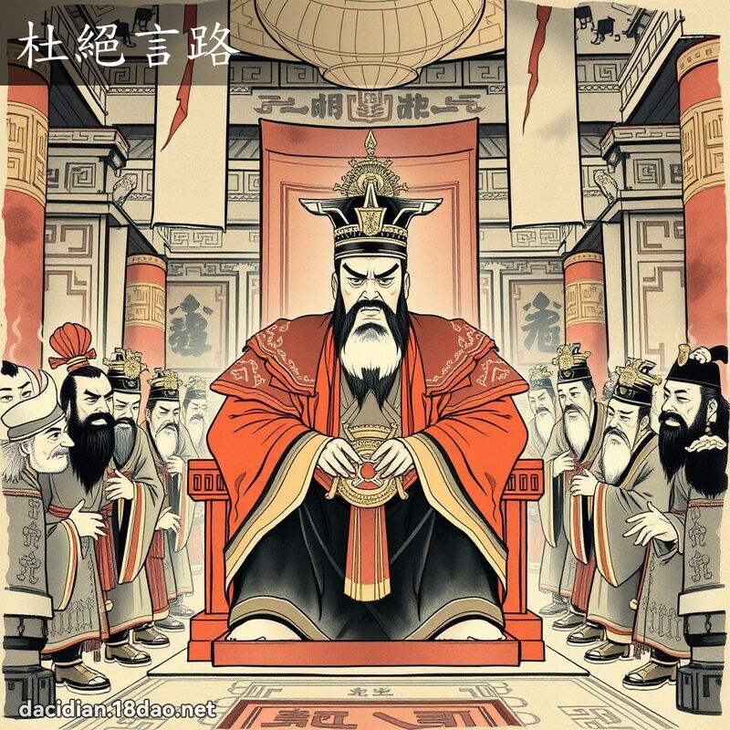 杜絕言路 配图