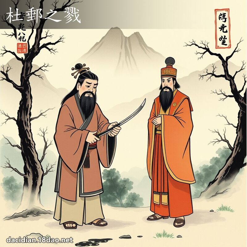 杜郵之戮 配图