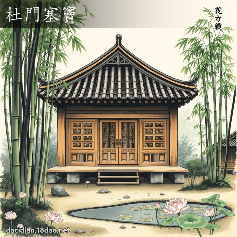 杜門塞竇 配图