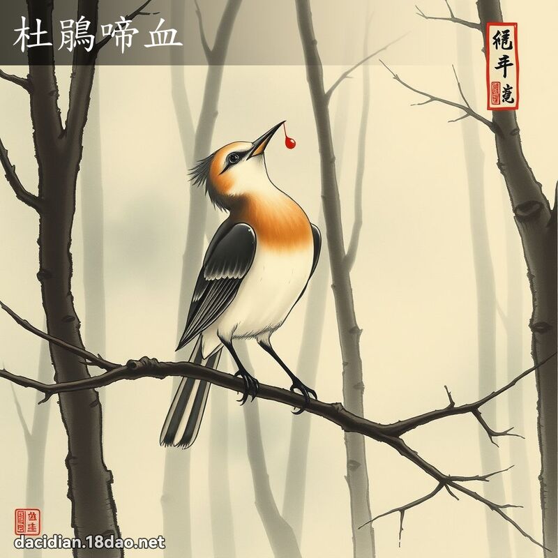 杜鵑啼血 配图