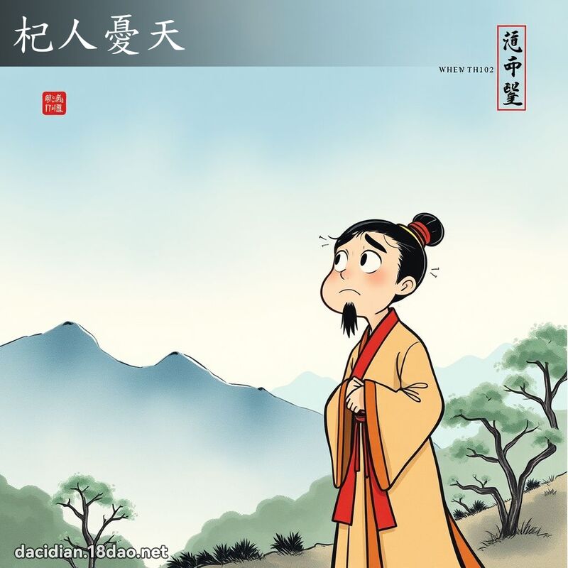 杞人憂天 配图