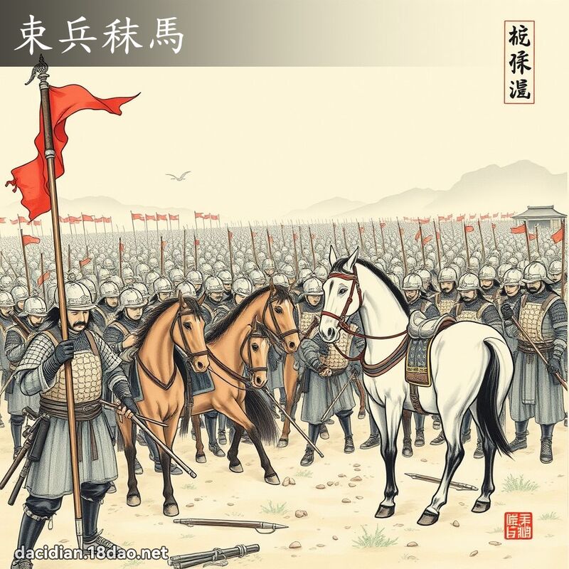 束兵秣馬 配图