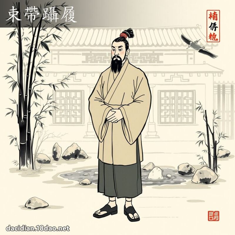 束帶躡履 配图
