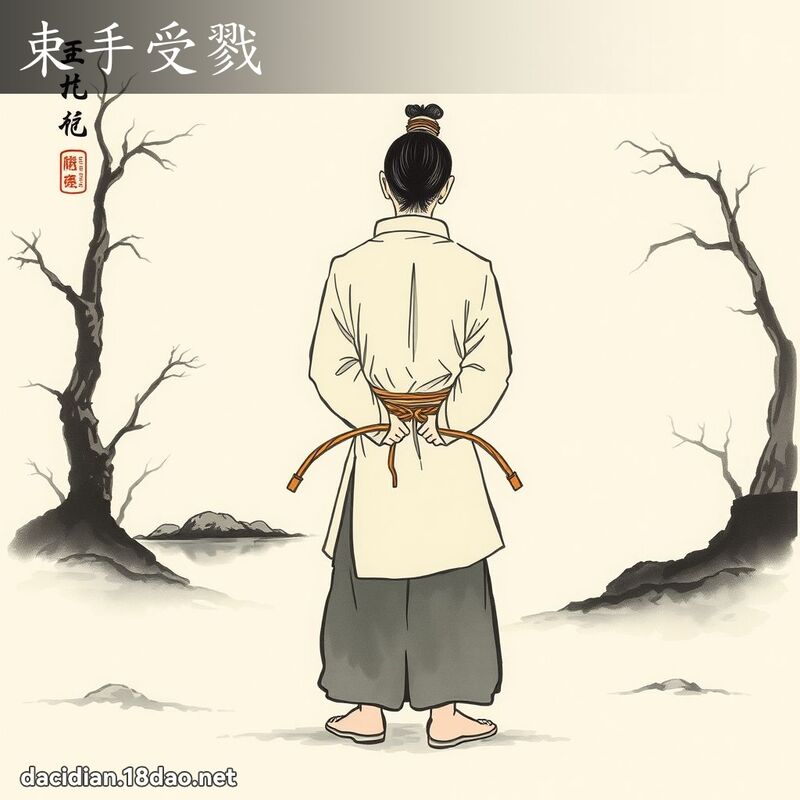束手受戮 配图