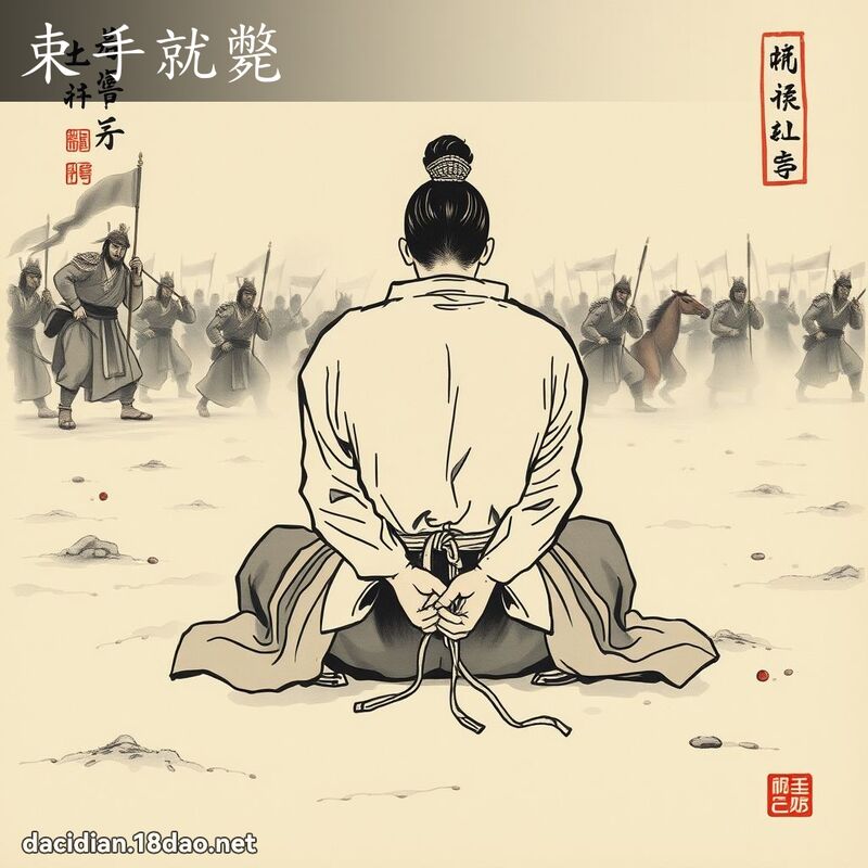 束手就斃 配图