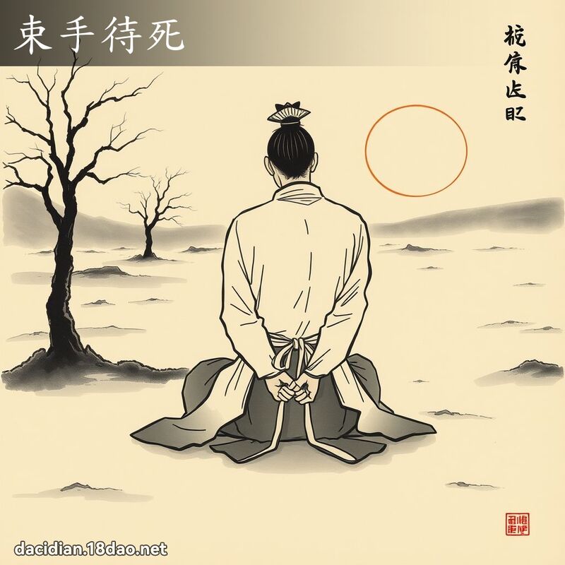 束手待死 配图