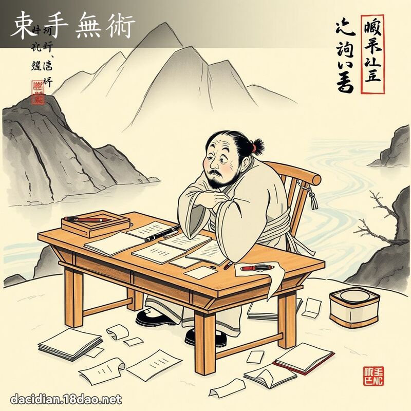 束手无术 配图