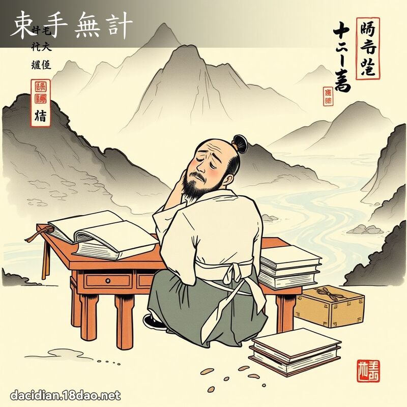 束手无计 配图