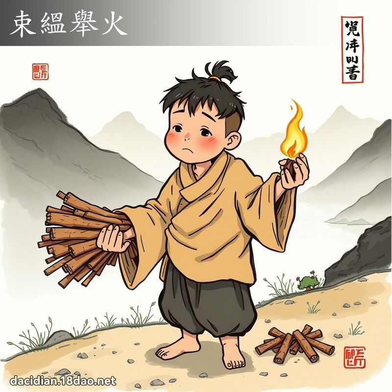 束縕举火 配图