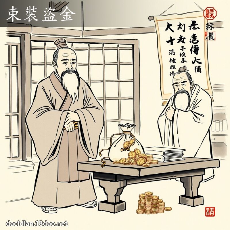 束装盗金 配图