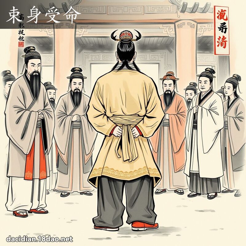 束身受命 配图