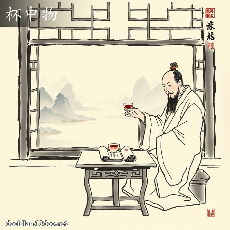 杯中物 配图