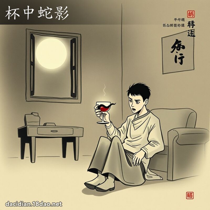 杯中蛇影 配图