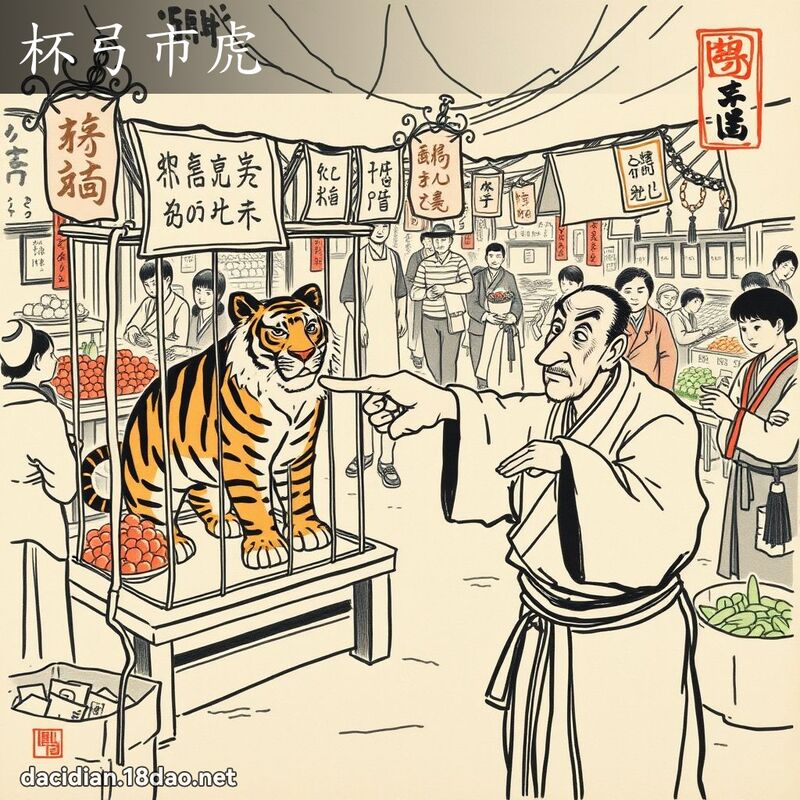 杯弓市虎 配图