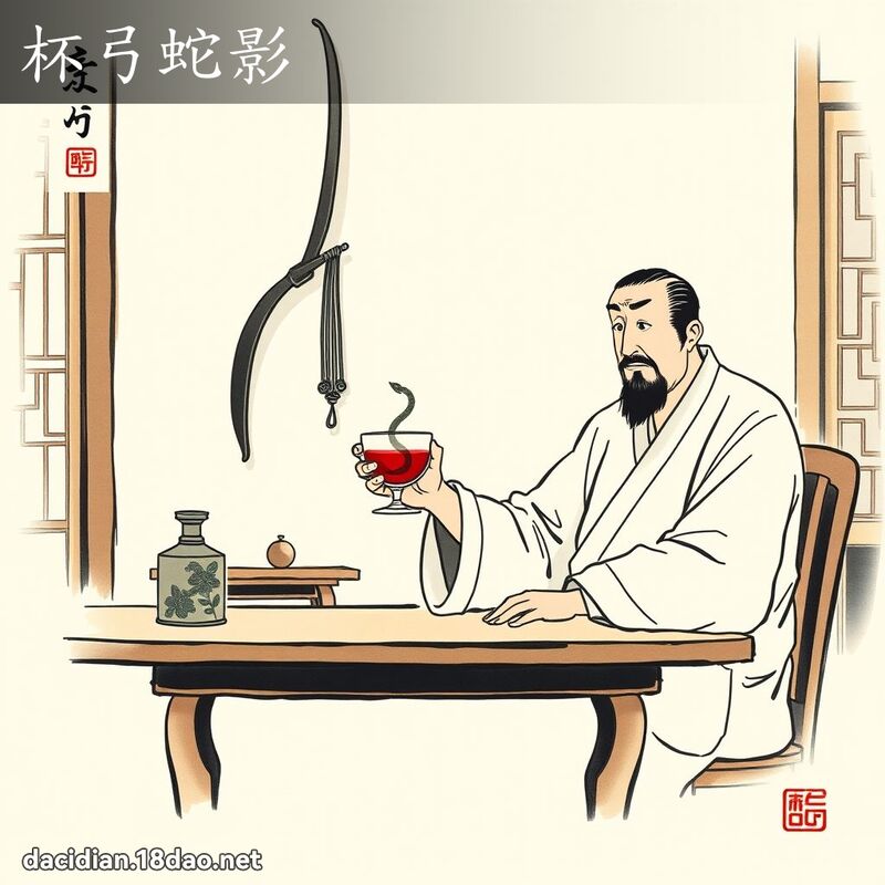 杯弓蛇影 配图