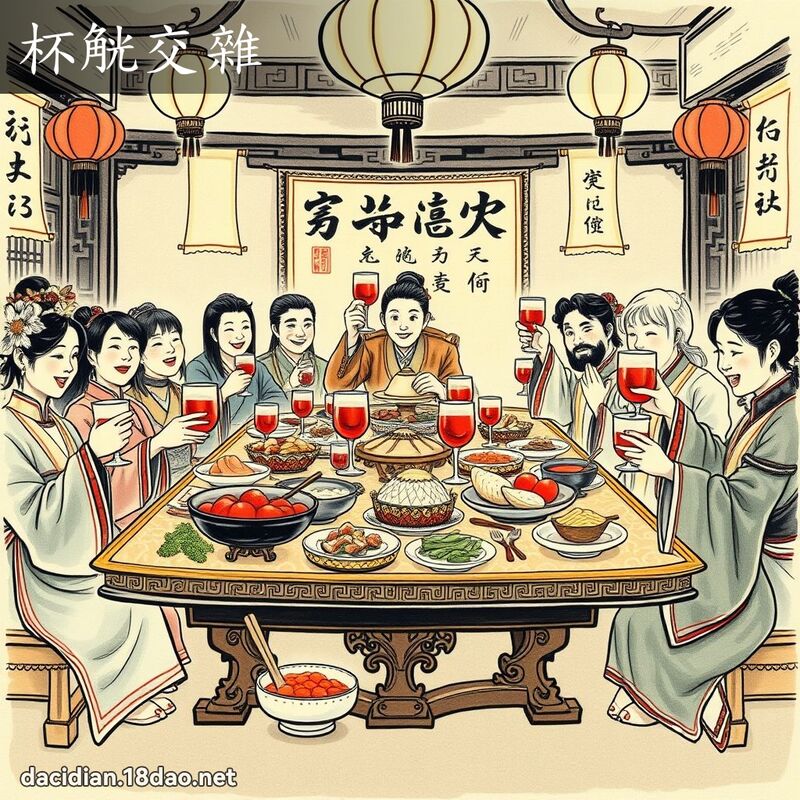 杯觥交杂 配图