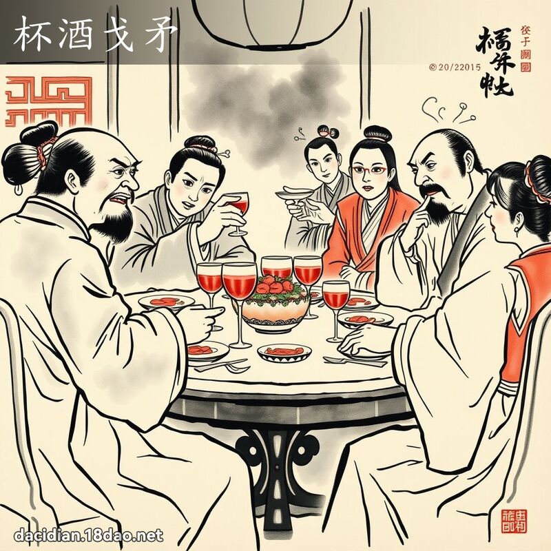 杯酒戈矛 配图