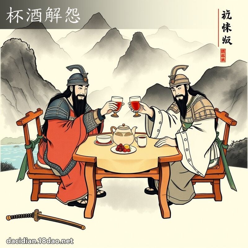 杯酒解怨 配图