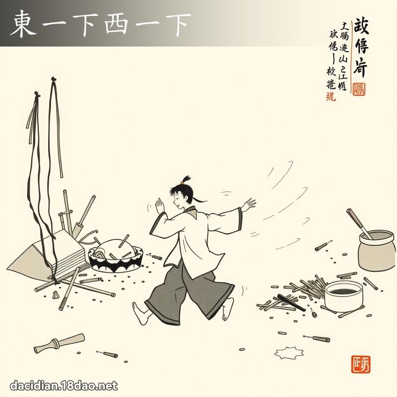 东一下西一下 配图