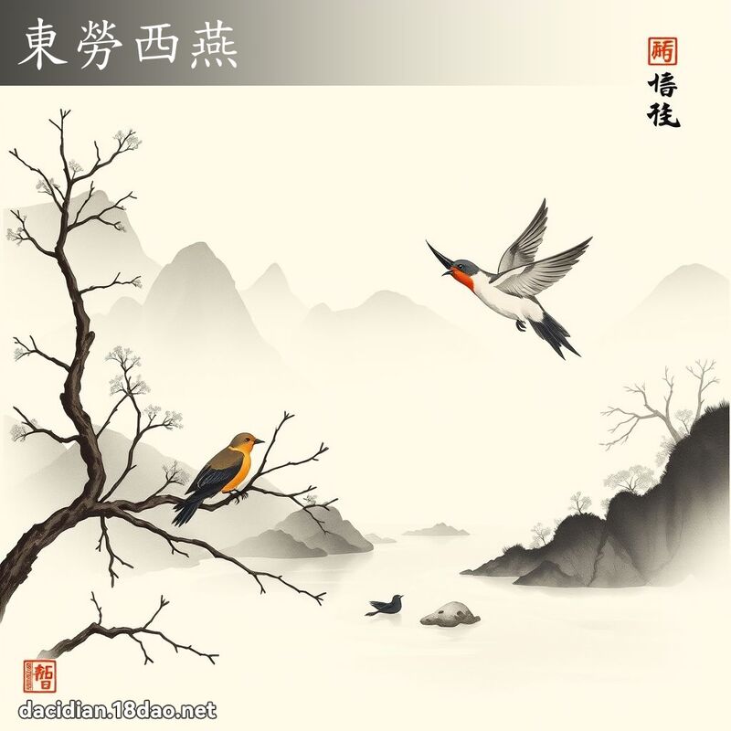 东劳西燕 配图