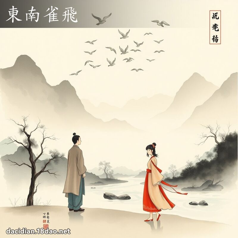 东南雀飞 配图