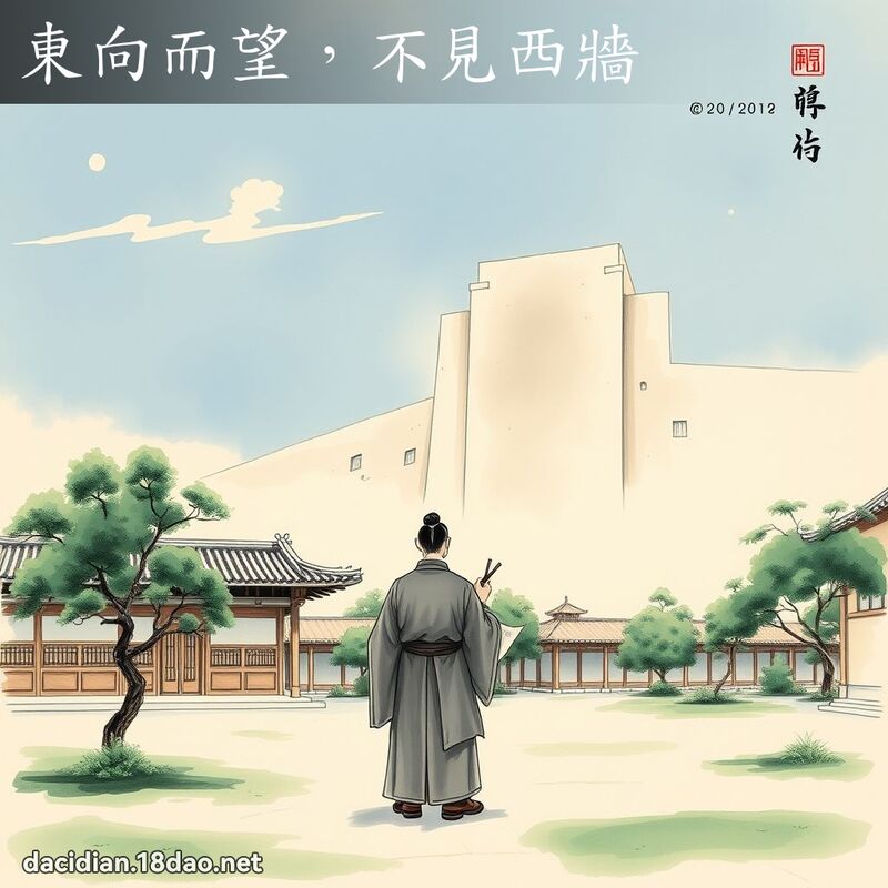 东向而望,不见西墙 配图