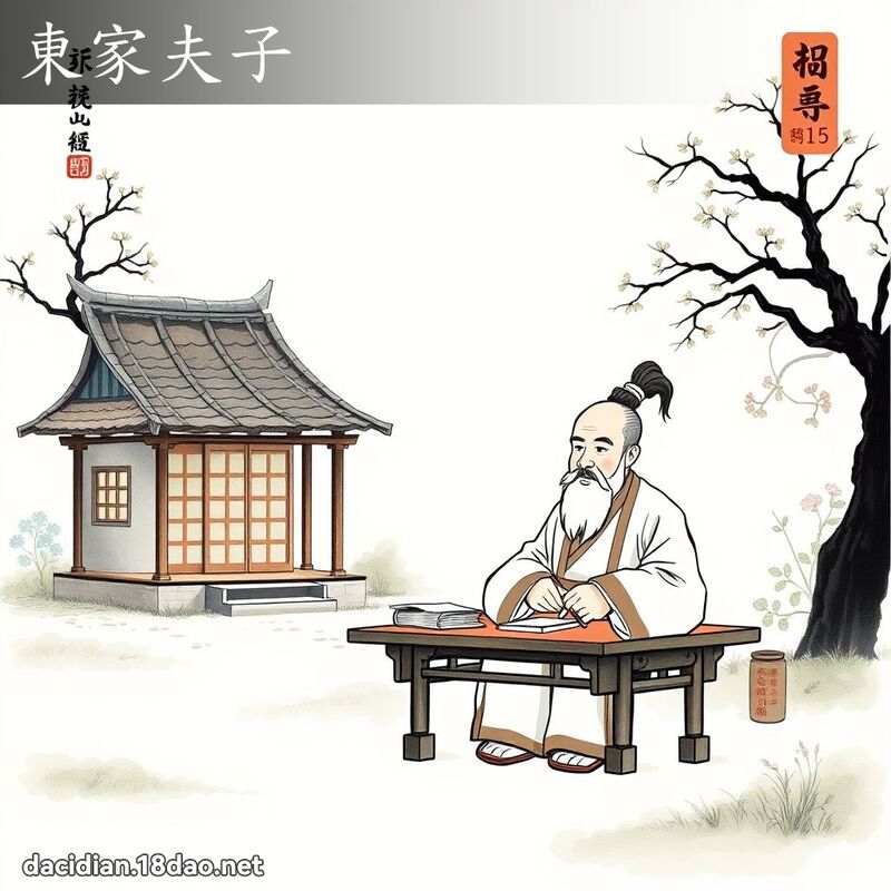 东家夫子 配图