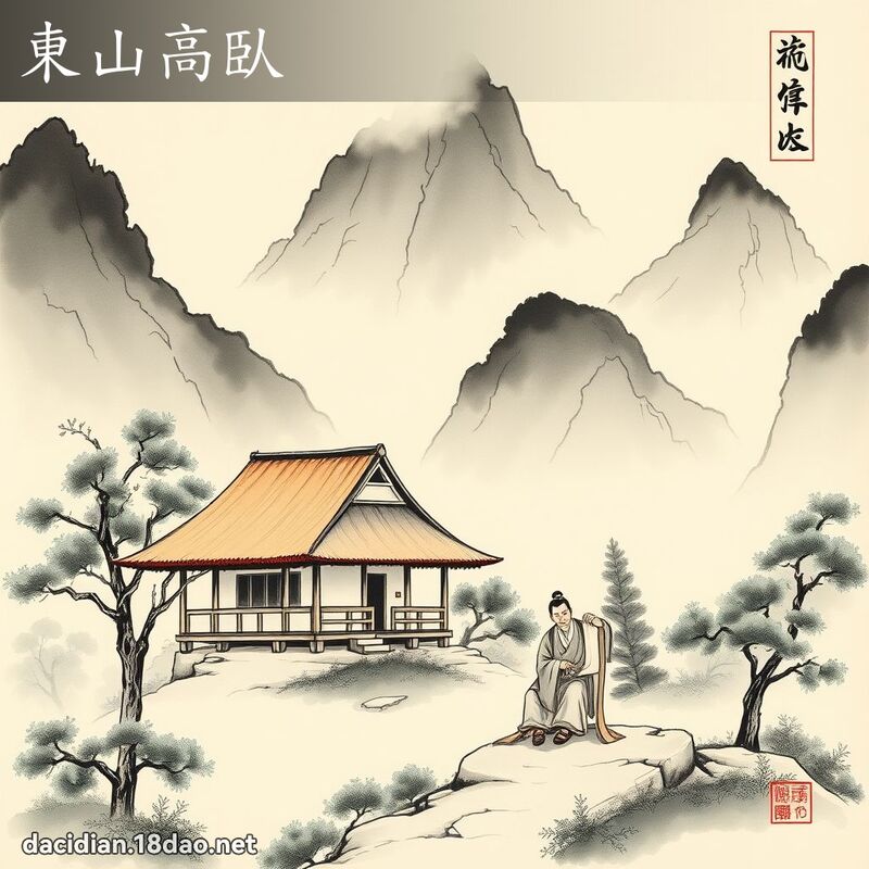 东山高臥 配图