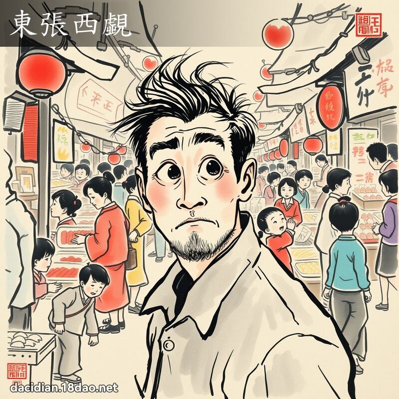 东张西覷 配图