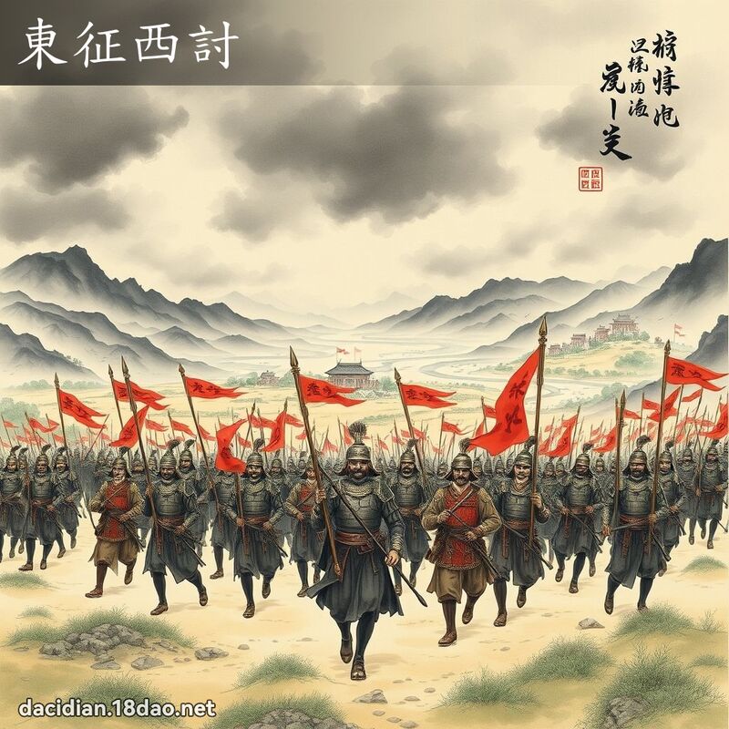 东征西討 配图