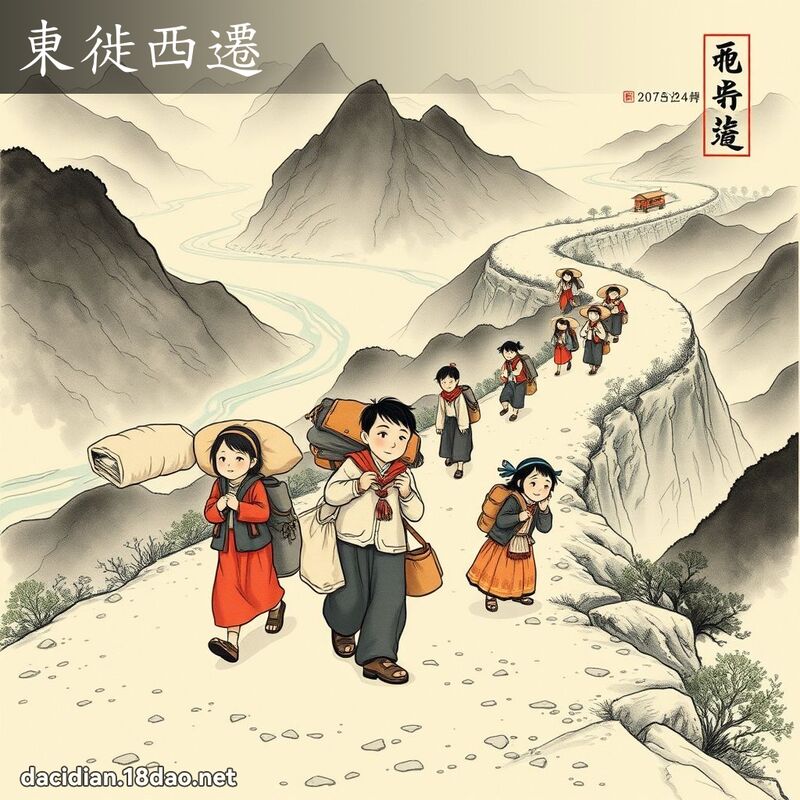 东徙西迁 配图