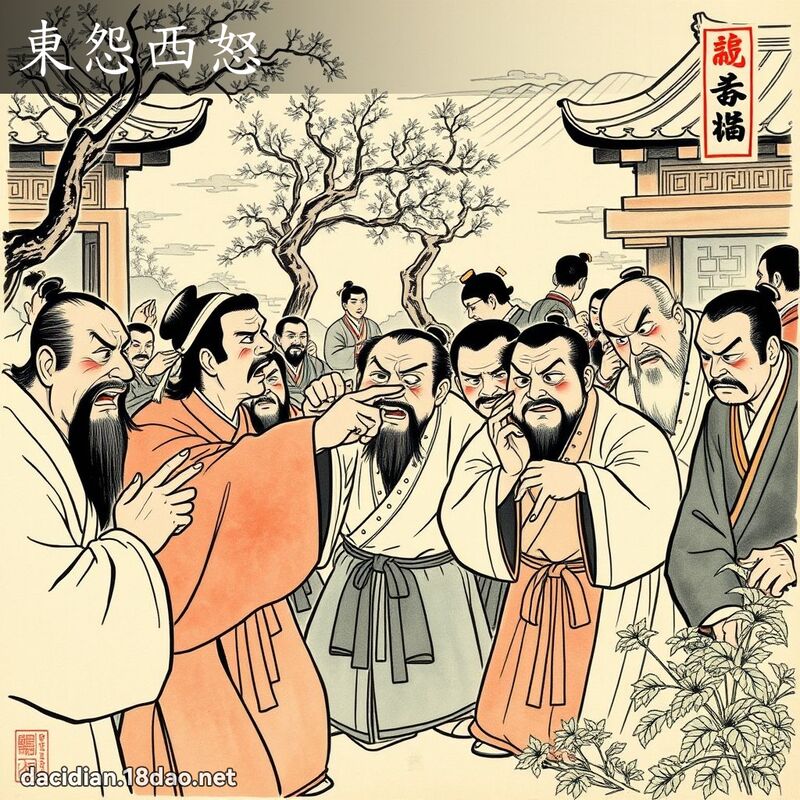 东怨西怒 配图