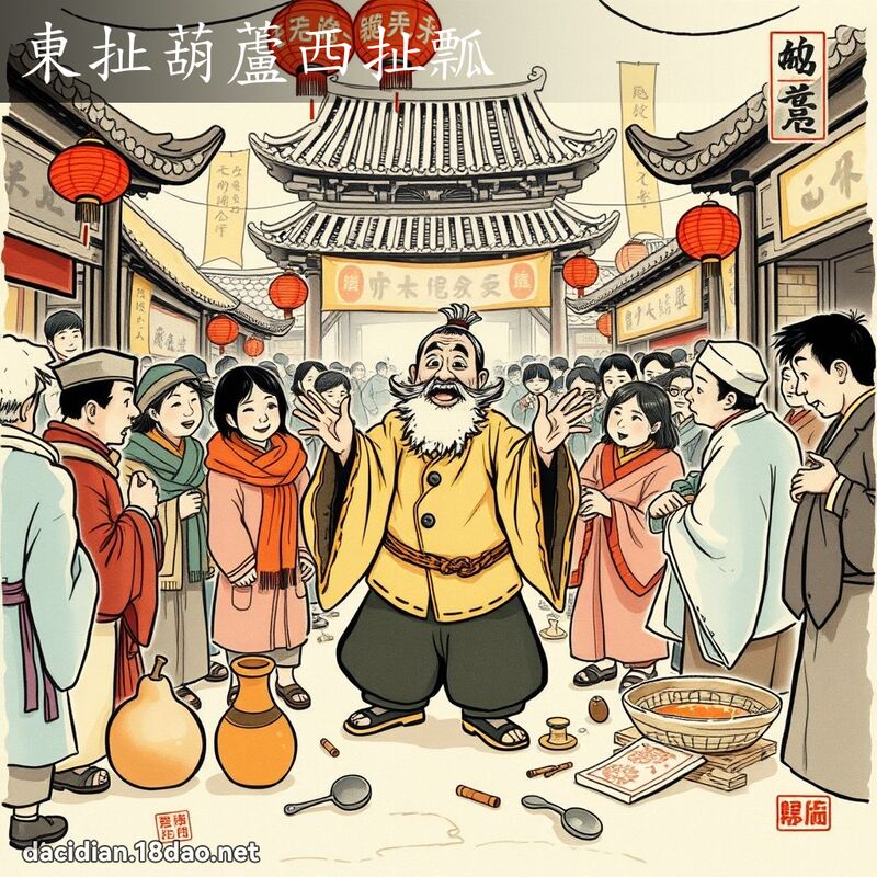 东扯葫芦西扯瓢 配图