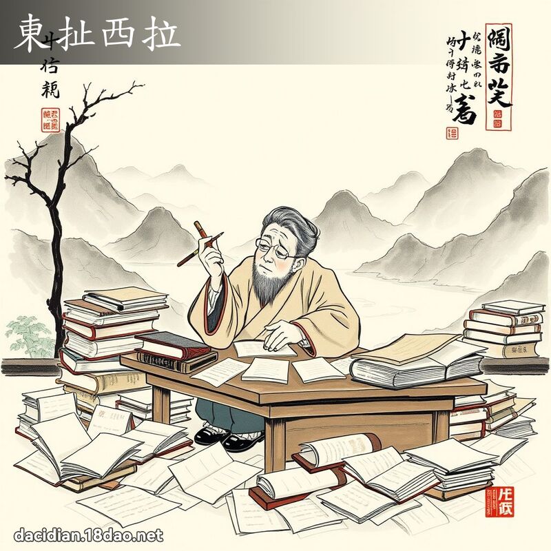 东扯西拉 配图